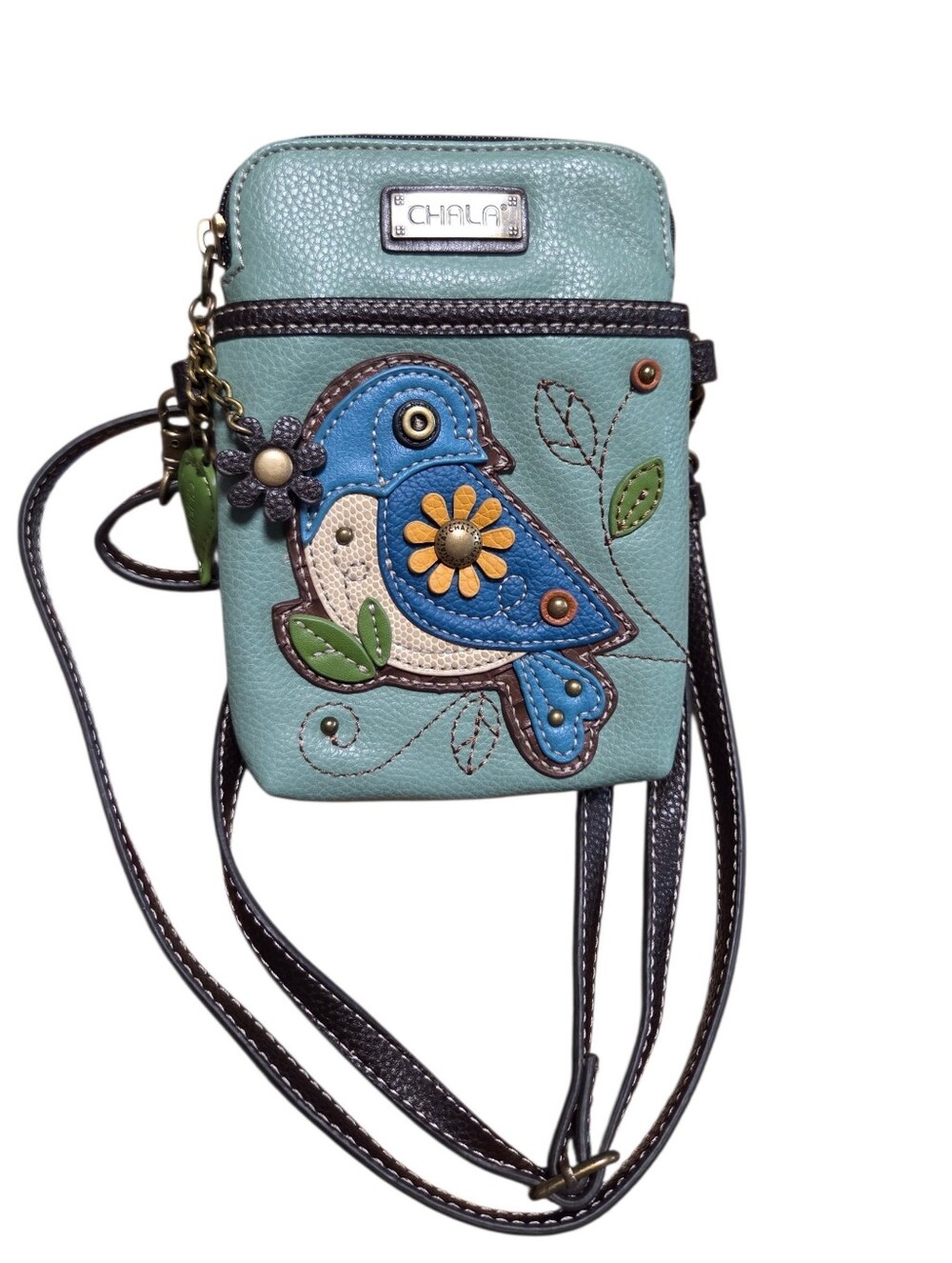 Chala Blue Bird Cellphone Crossbody